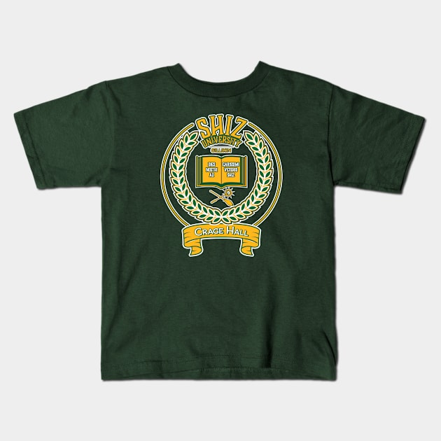 Shiz University Kids T-Shirt by Nazonian